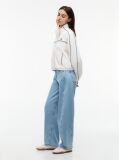 Denim Twisted Seam Mid Rise Barrel Jeans  Women