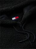 Μαύρο Hoody Με Teddy Fleece Φινίρισμα Και Φερμουάρ  Γυναίκες