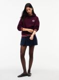 Μωβ Boxy Hoody Με Σημαία  Γυναίκες
