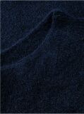 Blue Tommy Badge Mock Neck Jumper With Alpaca  Women