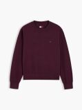 Purple Boxy Crew Neck Jumper  Women