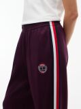 Purple Global Stripe Crest Joggers  Women