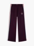 Purple Global Stripe Crest Joggers  Women