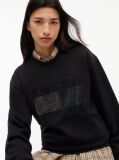 Μαύρο Festive Φούτερ Fleece Με Στρας  Γυναίκες