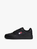 Μαύρο Essential Ρετρό Δερμάτινα Sneakers Basketball  Άνδρες