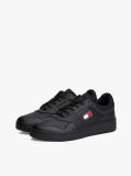 Μαύρο Essential Ρετρό Δερμάτινα Sneakers Basketball  Άνδρες