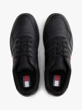 Μαύρο Essential Ρετρό Δερμάτινα Sneakers Basketball  Άνδρες