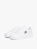 Άσπρο Essential Ρετρό Δερμάτινα Sneakers Basketball  Άνδρες