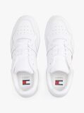 Άσπρο Essential Ρετρό Δερμάτινα Sneakers Basketball  Άνδρες