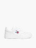 Άσπρο Essential Ρετρό Δερμάτινα Sneakers Basketball  Άνδρες