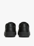 Μαύρο Δερμάτινα Sneakers Με Colour-Blocked Λεπτομέρεια  Άνδρες