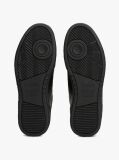 Μαύρο Δερμάτινα Sneakers Με Colour-Blocked Λεπτομέρεια  Άνδρες