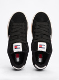 Black Suede Textured Midsole Trainers  Men