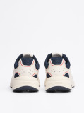 Multi Colour-Blocked Mixed Texture Trainers  Men