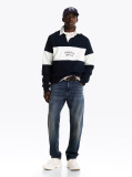 Beige Colour-Blocked Mixed Texture Trainers  Men
