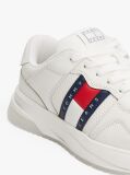 Beige Mixed Texture Fine Cleat Trainers  Men