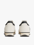 Beige Retro Serrated Trainers With Leather  Men