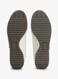 Beige Retro Serrated Trainers With Leather  Men