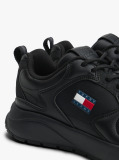 Μαύρο Cleat Sneakers Με Μίξη Υφών  Άνδρες