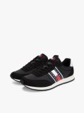 Μαύρο Sneakers Με Μίξη Υφών Και Πίσω Αντίθεση  Άνδρες
