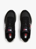 Μαύρο Sneakers Με Μίξη Υφών Και Πίσω Αντίθεση  Άνδρες