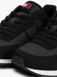 Μαύρο Sneakers Με Μίξη Υφών Και Πίσω Αντίθεση  Άνδρες