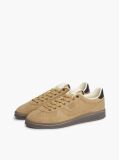 Beige The Greenwich Logo Suede Court Sneakers  Men
