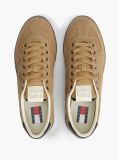 Beige The Greenwich Logo Suede Court Sneakers  Men