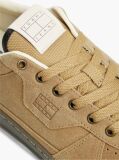 Beige The Greenwich Logo Suede Court Sneakers  Men
