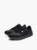 Μαύρο Colour-Blocked Sneakers Με Μίξη Υφών  Άνδρες