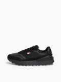 Μαύρο Colour-Blocked Sneakers Με Μίξη Υφών  Άνδρες