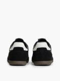 Μαύρο Δερμάτινα Sneakers Με Χαμηλό Κόψιμο  Άνδρες
