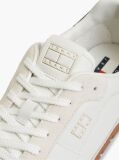 Άσπρο Δερμάτινα Sneakers Με Χαμηλό Κόψιμο  Άνδρες