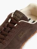 Καφέ Σουέτ Sneakers Με Χαμηλό Κόψιμο Και Λογότυπο  Άνδρες