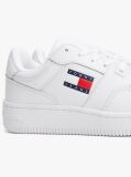 Άσπρο Essential Ρετρό Δερμάτινα Sneakers Basketball  Γυναίκες
