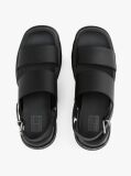 Black Chunky Cleat Sandals  Women