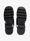 Black Chunky Cleat Sandals  Women