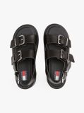Black Leather Platform Sandals  Women