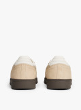 Beige The Greenwich Suede Mixed Texture Trainers  Women