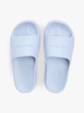 Blue Logo Platform Pool Slides  Women