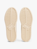 Beige Archive Court Leopard Print Heel Trainers  Women