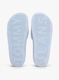Blue Braided Padded Strap Slides  Women