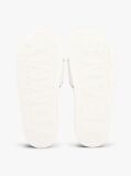 White Logo Contoured Pool Slides  Women