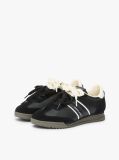 Μαύρο Δερμάτινα Sneakers Με Χαμηλό Κόψιμο  Γυναίκες