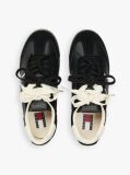 Μαύρο Δερμάτινα Sneakers Με Χαμηλό Κόψιμο  Γυναίκες