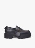 Μαύρο Δερμάτινα Loafers  Γυναίκες