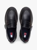Μαύρο Δερμάτινα Loafers  Γυναίκες