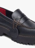 Μαύρο Δερμάτινα Loafers  Γυναίκες