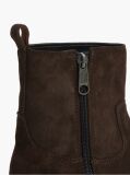 Brown Suede Soft Outsole Chelsea Boots  Women