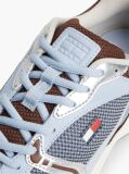 Multi Logo Mixed Texture Sneakers  Women